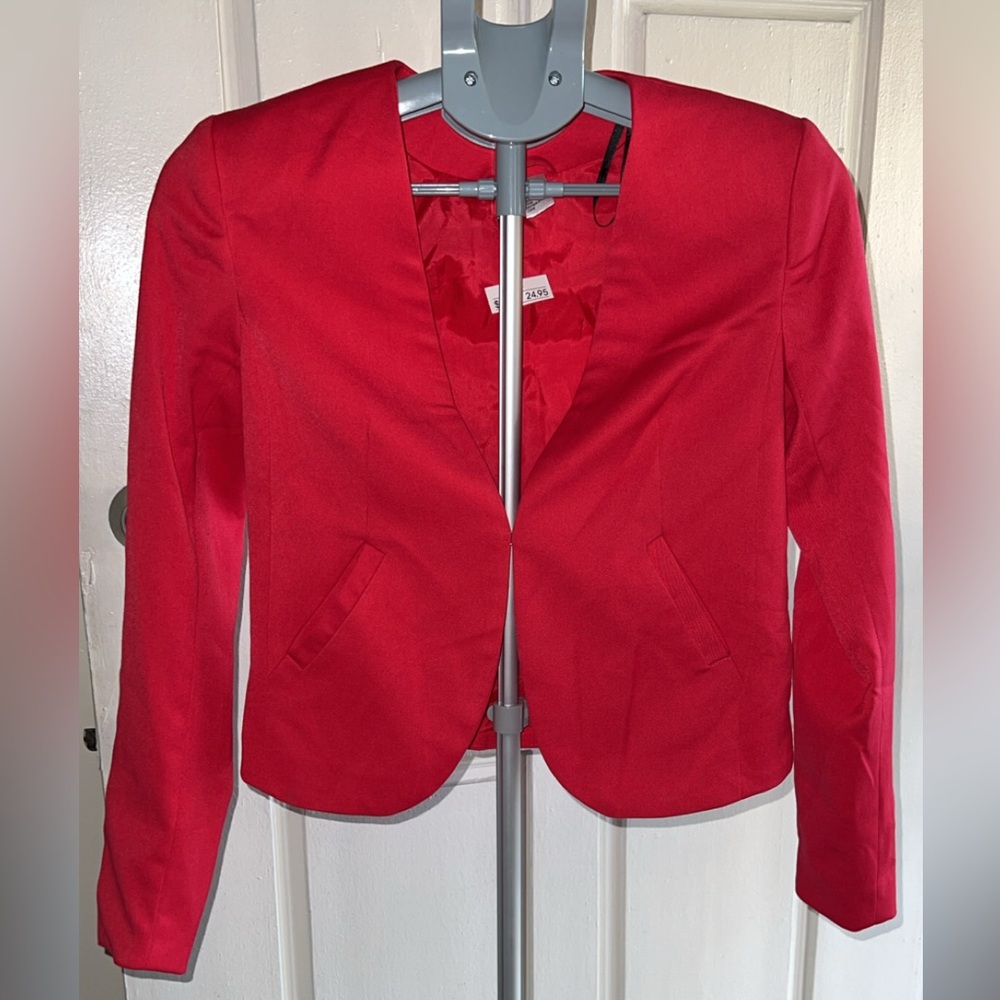 H&M Women's Blazer / Jacket- Viscose Blend- size 4